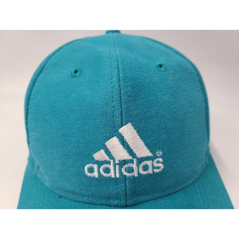 Vintage Adidas Snapback Hat Cap Cotton Casual Sports Logo Men‎ Women Blue White